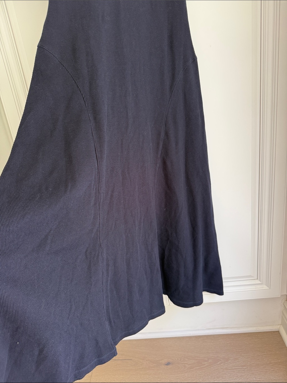 Lauren Ralph Lauren Navy Short-Sleeve Henley Midi Dress - Picture 5 of 9